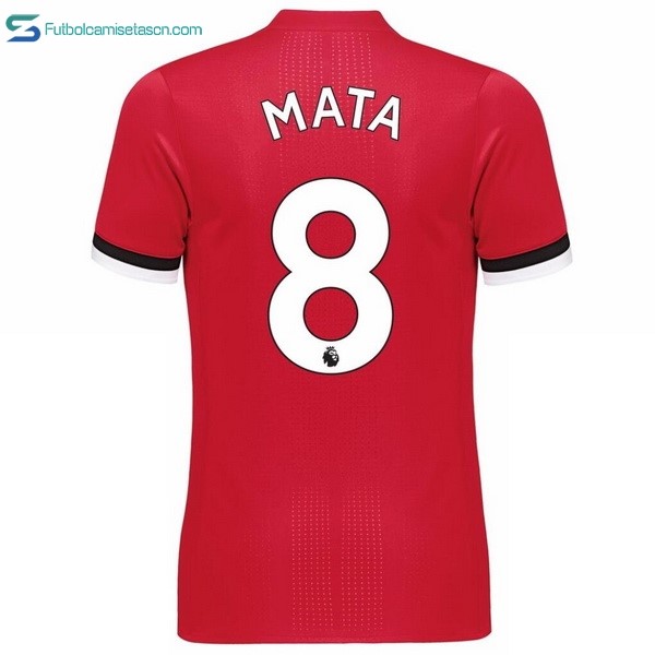 Camiseta Manchester United 1ª Mata 2017/18